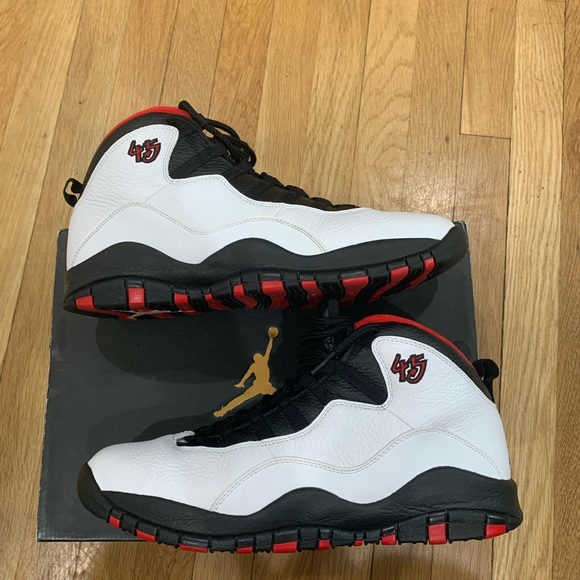 red black white jordan 10